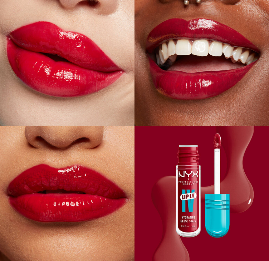 LIP I.V. Tinta de Labios Hidratante Efecto Gloss / Red-y Set Wet